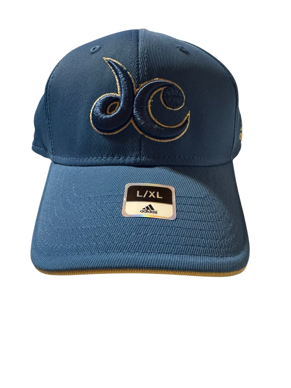adidas Washington Wizards Navy and Gold Embroidered Logo Cap